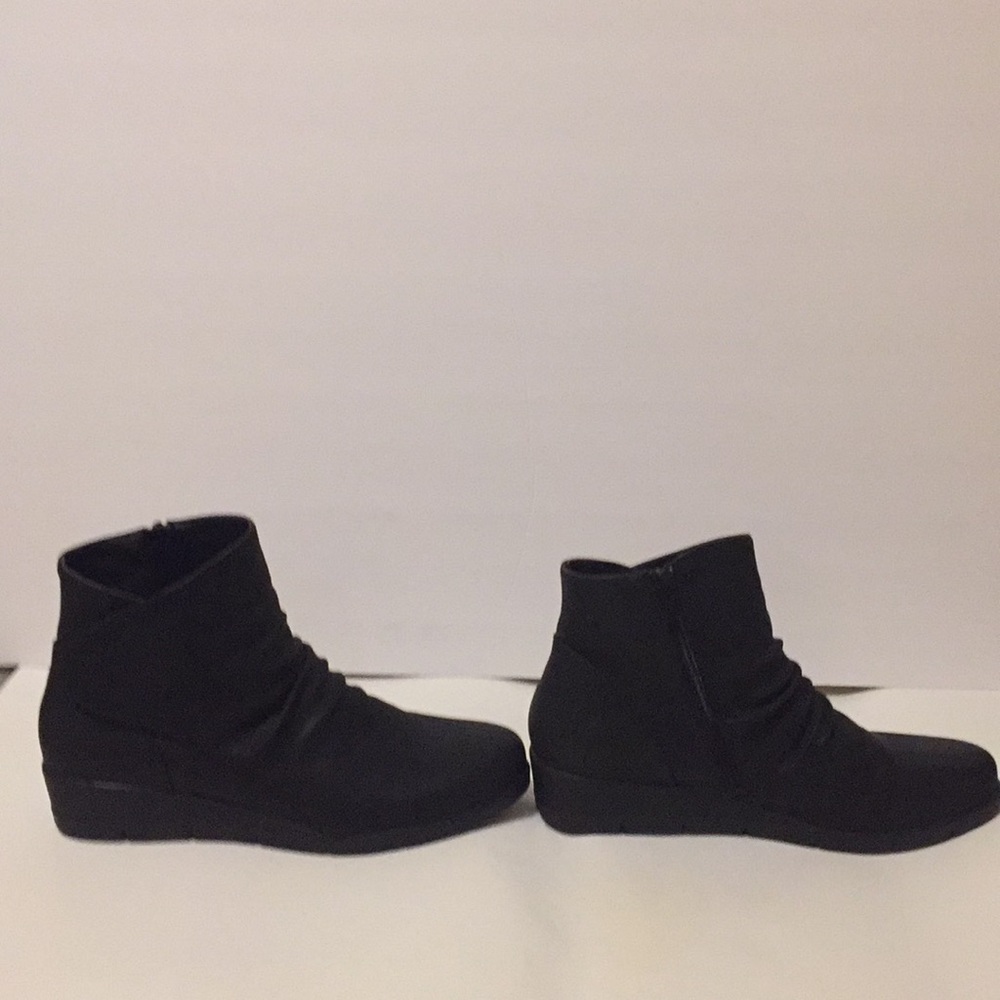 Black low cut boots